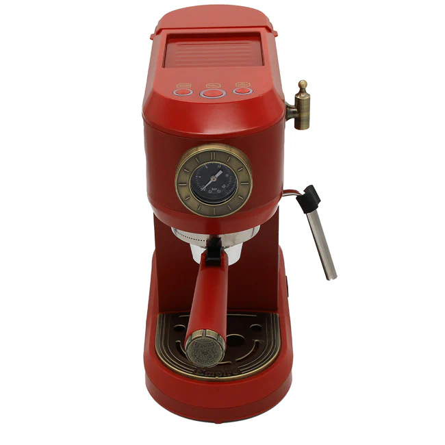 Empire Espresso Coffee Machine (Bordeaux Red) - Image 5