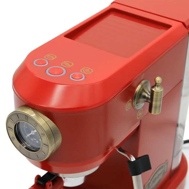 Empire Espresso Coffee Machine (Bordeaux Red) - Image 6