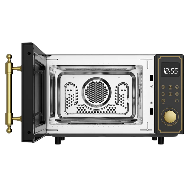 Empire Freestanding 900W Microwave Oven (Black) - Image 4