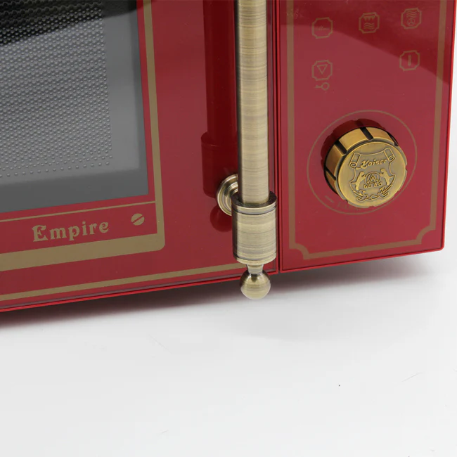 Empire Freestanding 900W Microwave Oven (Bordeaux Red) - Image 3