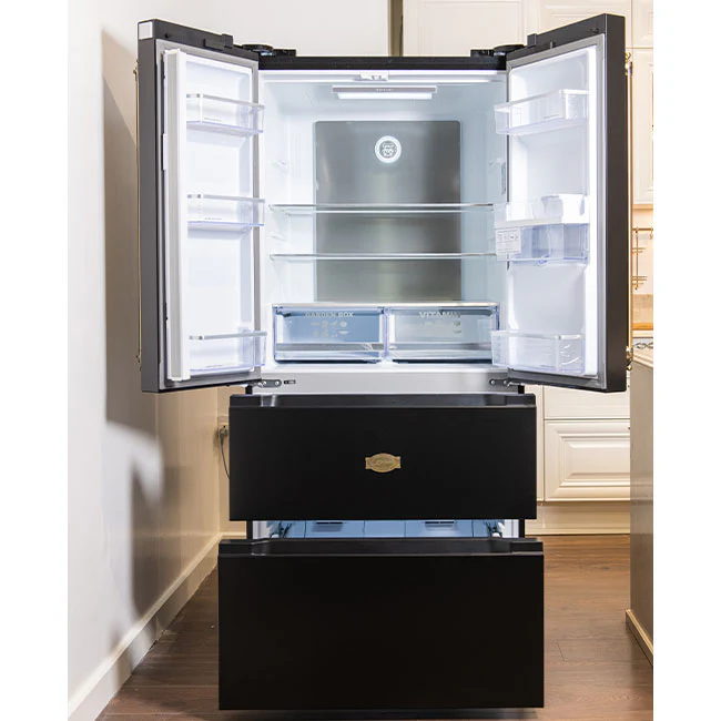 Empire French Door Fridge Freezer (Black) - Image 5