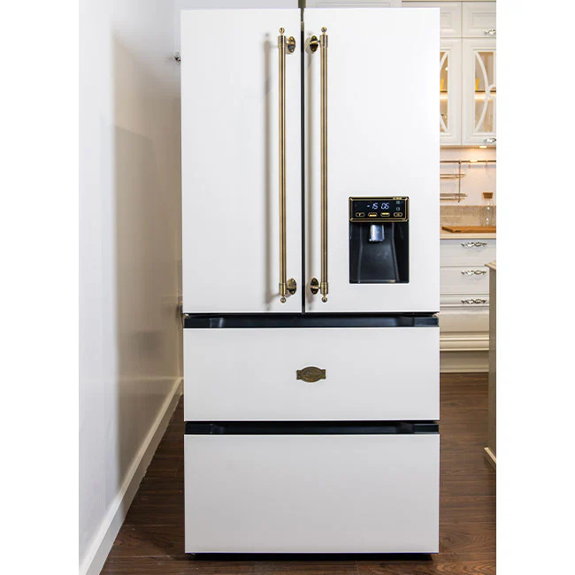 Empire French Door Fridge Freezer (Ivory) - Image 4