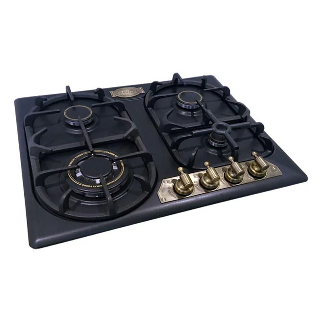 Empire Gas Oven & 4 Burner Gas Hob Black Bundle - Image 16