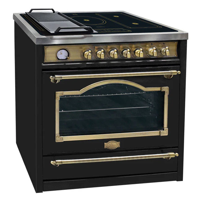 Empire Induction Range Cooker & 90cm Cooker Hood Bundle (Black) - Image 2