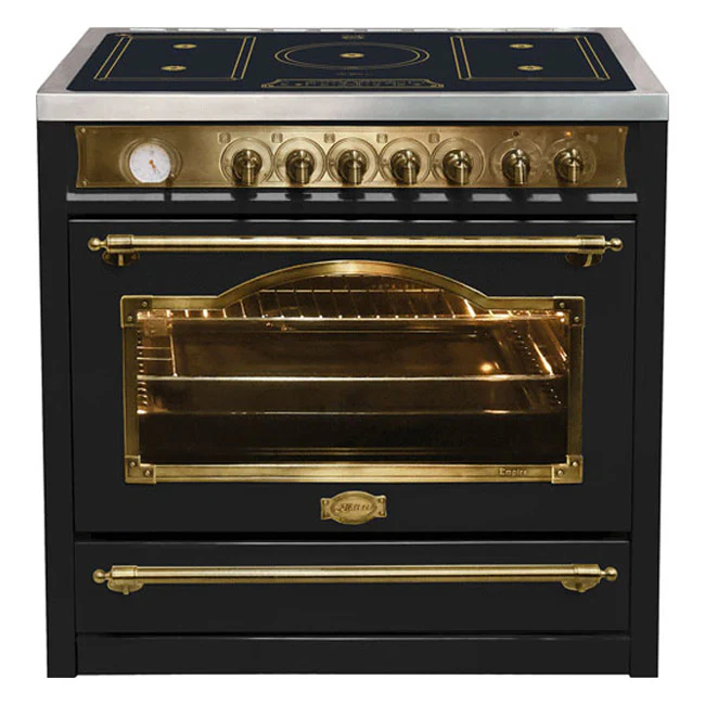 Empire Induction Range Cooker & 90cm Cooker Hood Bundle (Black) - Image 3