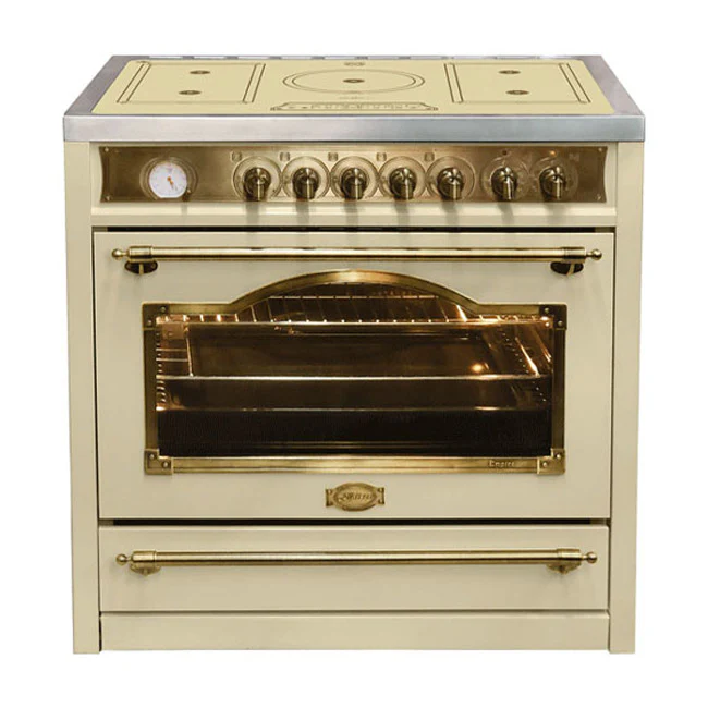 Empire Induction Range Cooker & 90cm Cooker Hood Bundle (Ivory) - Image 3