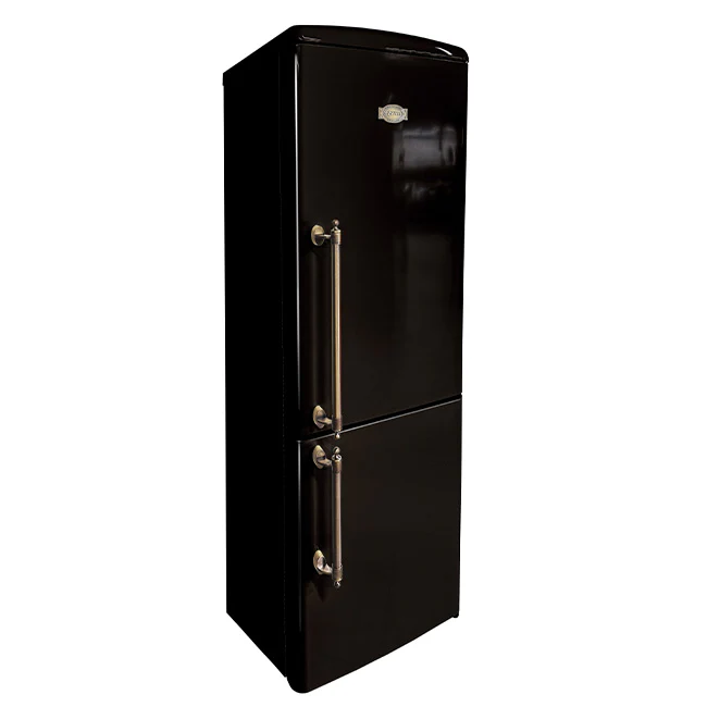 Empire Slim 60cm Fridge Freezer (Black) - Image 2