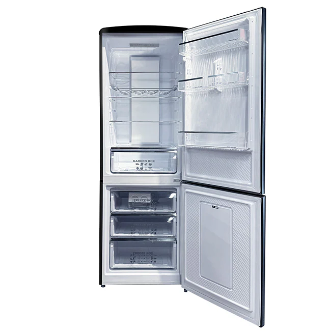 Empire Slim 60cm Fridge Freezer (Black) - Image 3