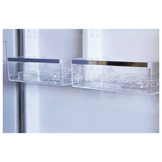Empire Slim 60cm Fridge Freezer (Black) - Image 7