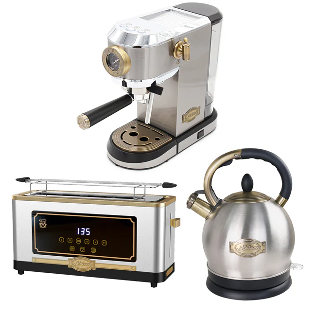 Empire Vintage Electric Toaster (Stainless Steel) - Image 3