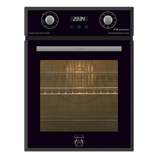 Grand Chef 45cm Electric Oven & 45cm Gas Hob (Black) - Image 2