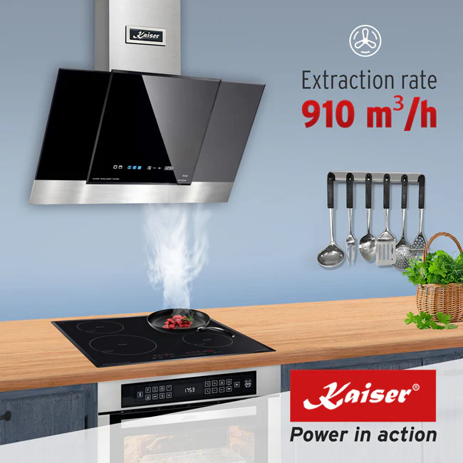 Grand Chef 45cm Electric Oven & 60cm Cooker Hood (Black) - Image 15