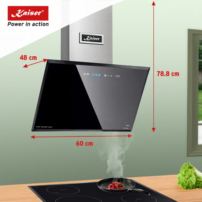 Grand Chef 45cm Electric Oven & 60cm Pro Chimney Cooker Hood (Black) - Image 19