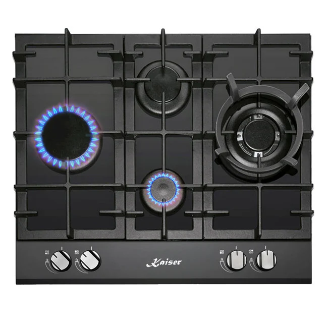 Grand Chef Gas Oven & 4 Burner Gas Hob Bundle (Black) - Image 3