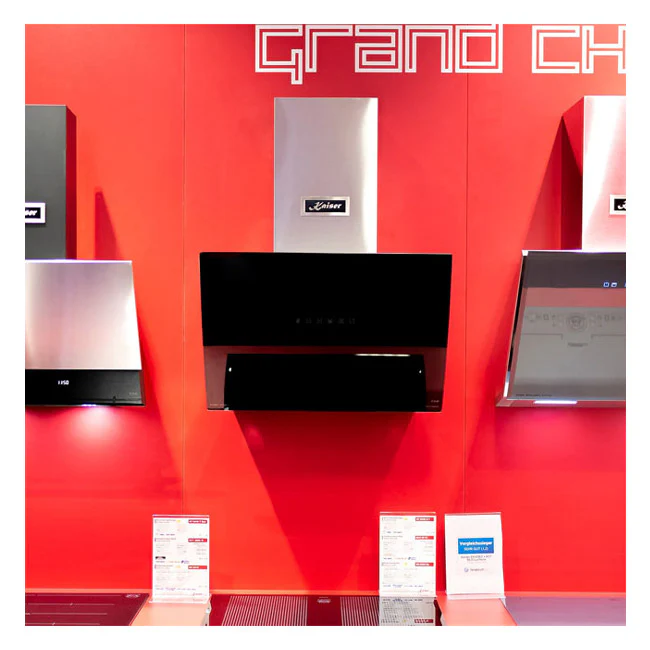 Grand Chef Gas Oven & 60cm Pro Touch Cooker Hood (Black) - Image 10