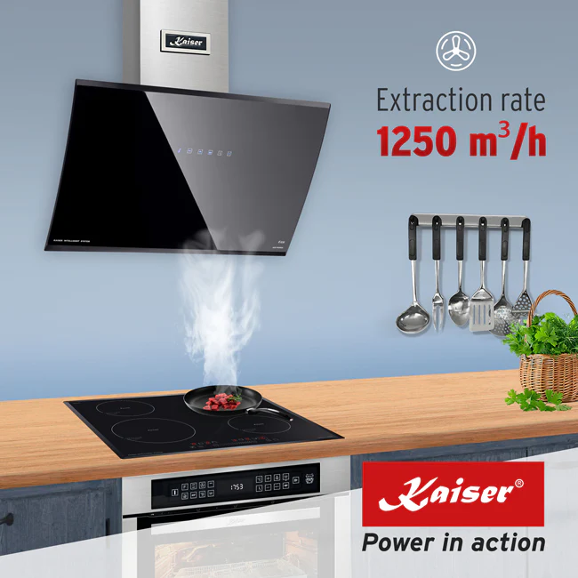 Grand Chef Gas Oven & 60cm Pro Touch Cooker Hood (Black) - Image 14