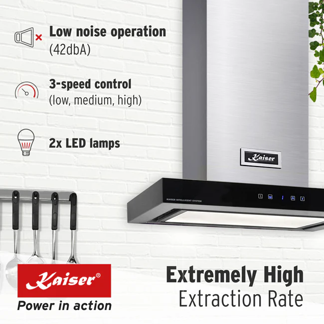 Grand Chef Gas Oven & 60cm Pro Chimney Cooker Hood (Stainless Steel) - Image 12