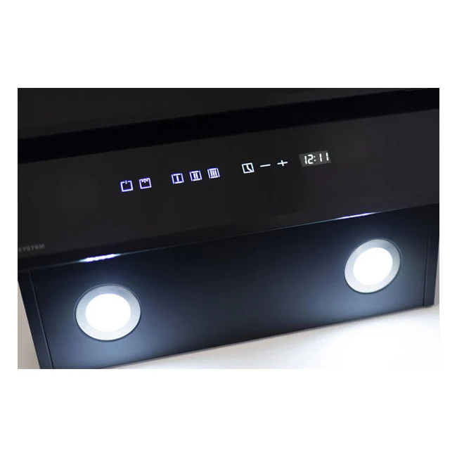 Grand Chef Gas Oven & 60cm Pro Cooker Hood (Black) - Image 9