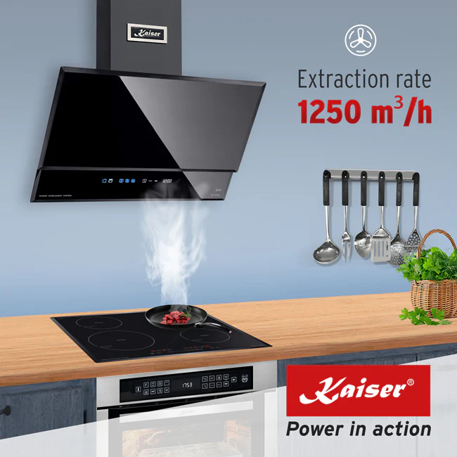 Grand Chef Gas Oven & 70cm Pro Cooker Hood (Black) - Image 12