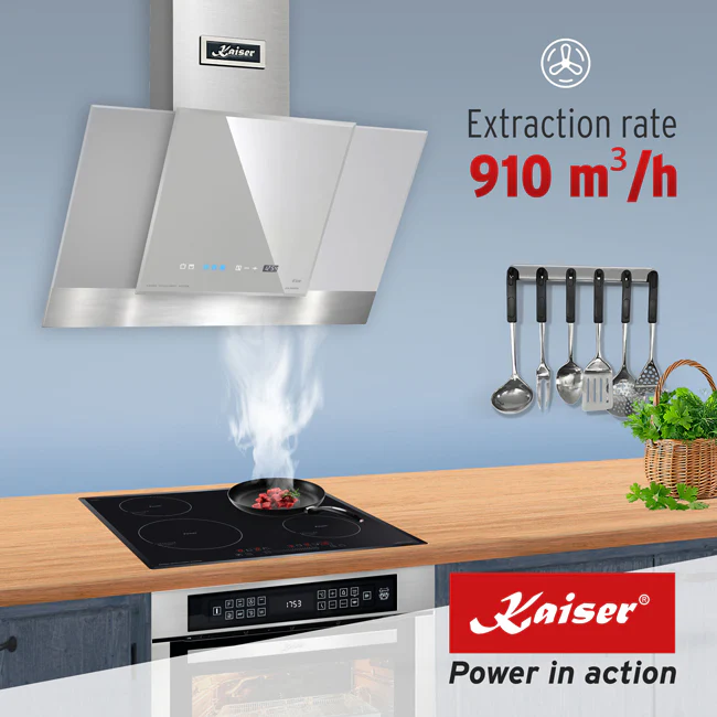Grand Chef Gas Oven & 80cm Cooker Hood (White) - Image 12