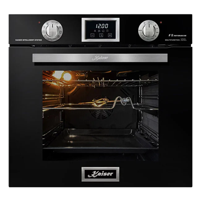 Grand Chef Gas Oven & 80cm Pro Cooker Hood (Black) - Image 2