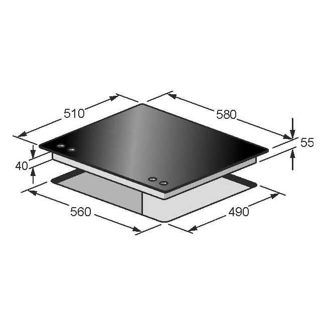 Grand Chef Turbo Gas Hob (White) - Image 11