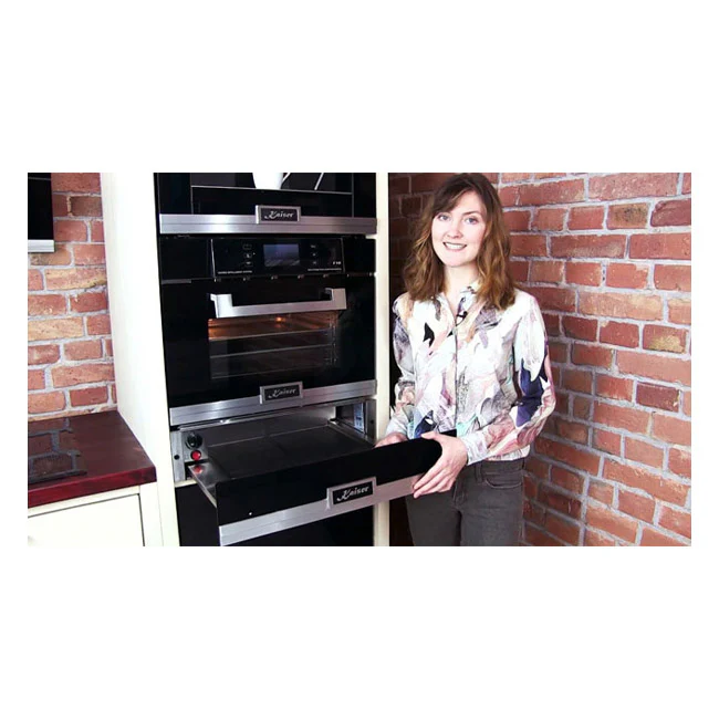 La Perle 14.5cm High Warming Drawers (Black) - Image 4