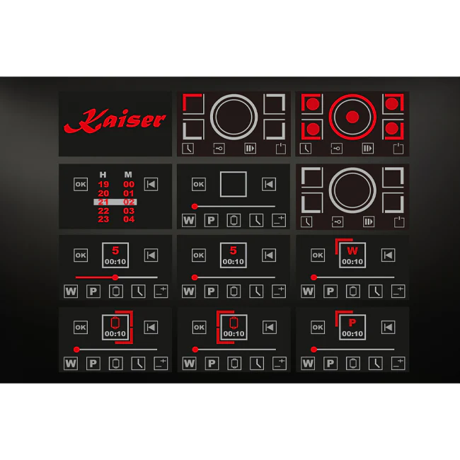 La Perle Noire 60cm Pyrolytic Oven & 90cm Induction Hob (Black Moire) - Image 11