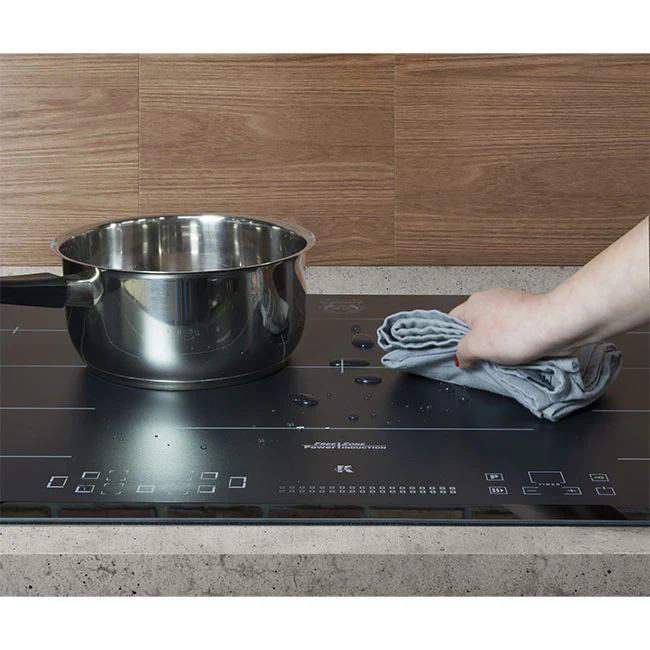 La Perle Noire 90cm Induction Hob (Black Moire) - Image 2